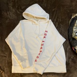White hoodie
